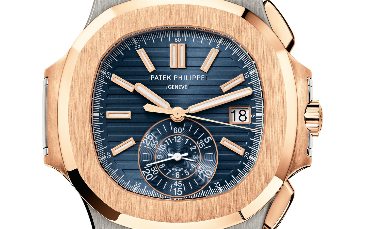 Patek Philippe Nautilus 40mm blue dial with two tone  5980/1AR-001