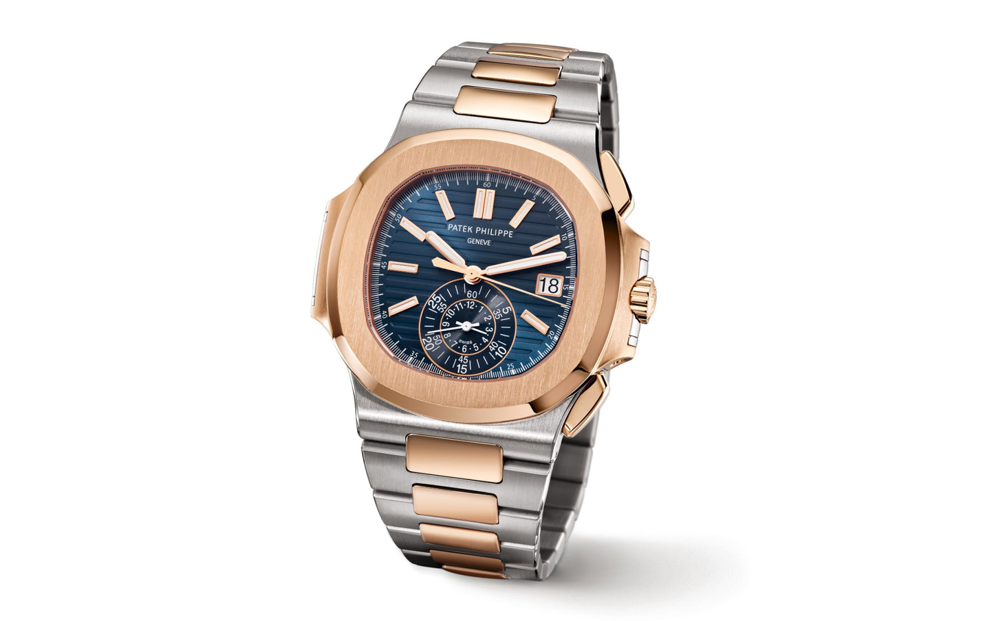 Patek Philippe Nautilus 40mm blue dial with two tone  5980/1AR-001